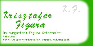 krisztofer figura business card